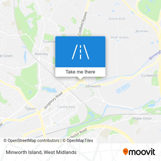 Minworth Island map