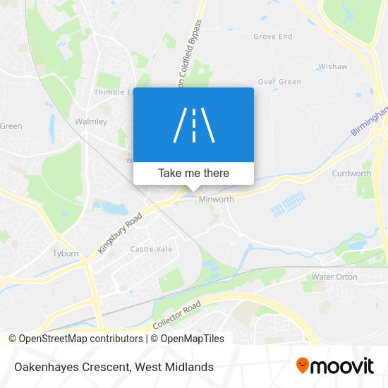Oakenhayes Crescent map