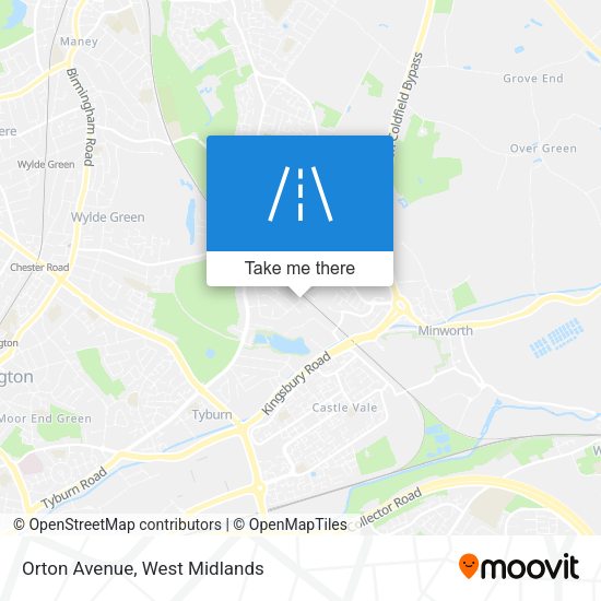 Orton Avenue map