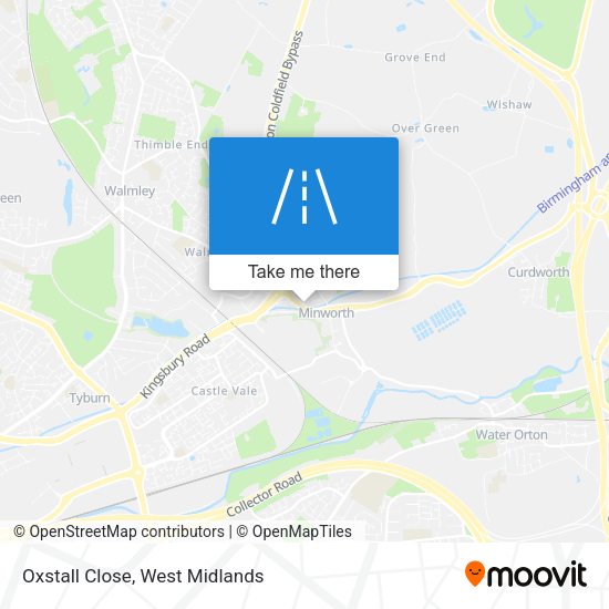 Oxstall Close map