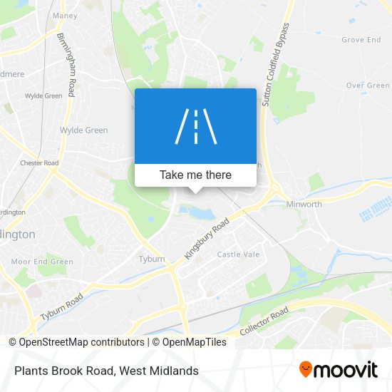 Plants Brook Road map