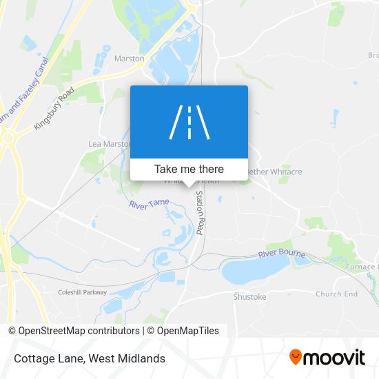 Cottage Lane map