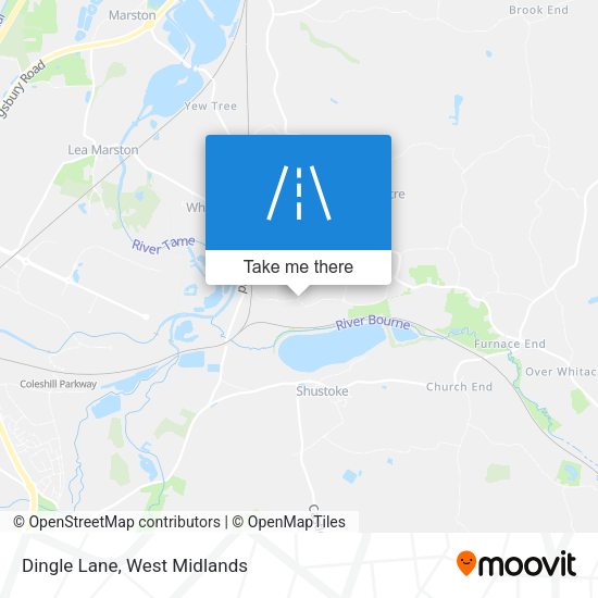 Dingle Lane map