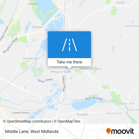 Middle Lane map