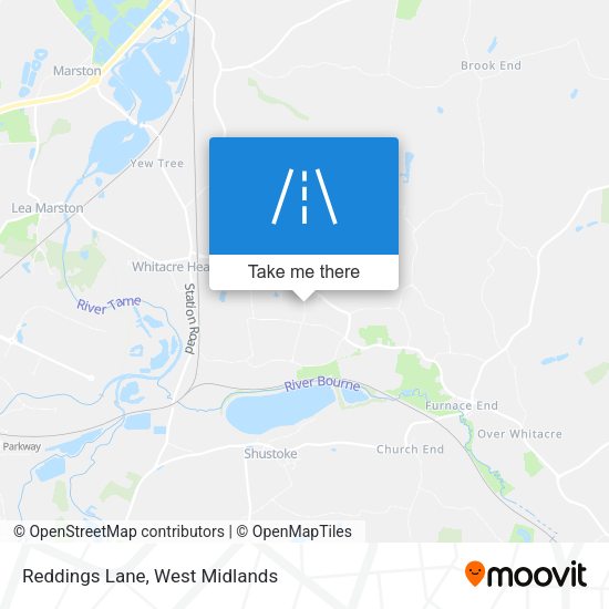 Reddings Lane map