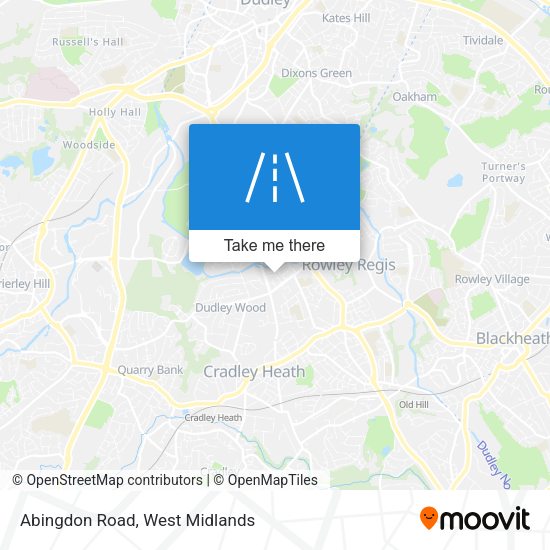 Abingdon Road map