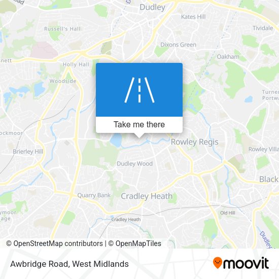 Awbridge Road map