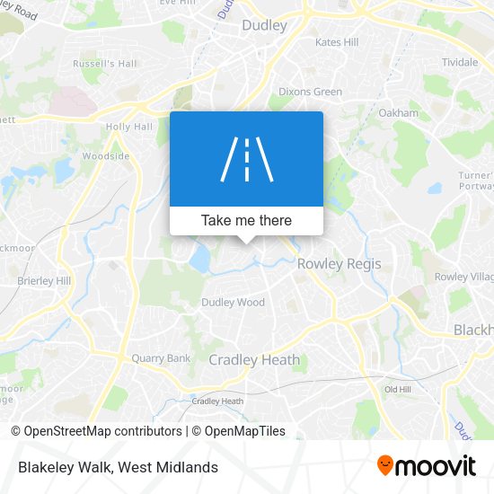 Blakeley Walk map