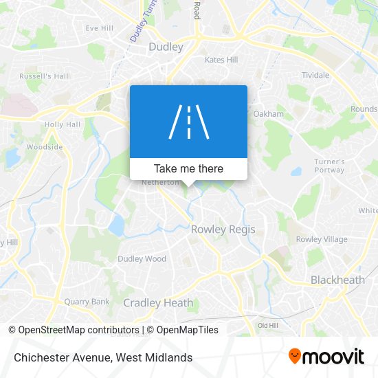 Chichester Avenue map