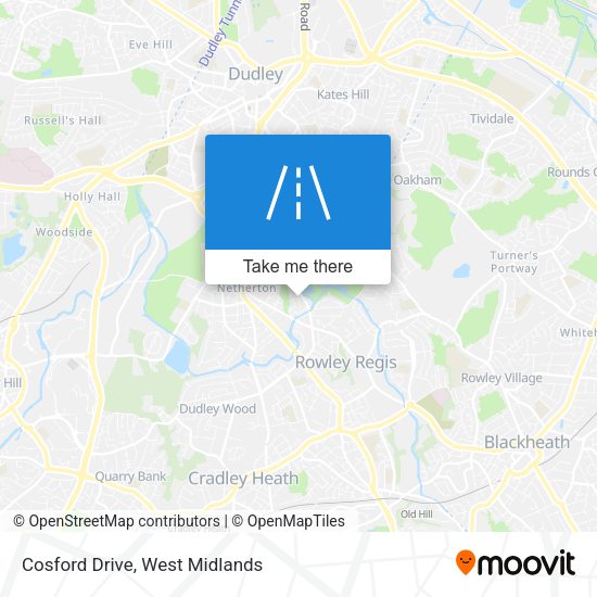 Cosford Drive map
