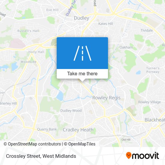Crossley Street map