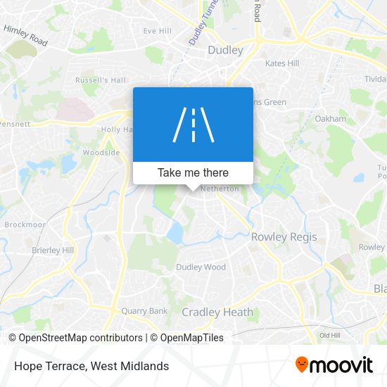 Hope Terrace map
