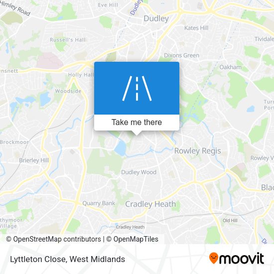 Lyttleton Close map