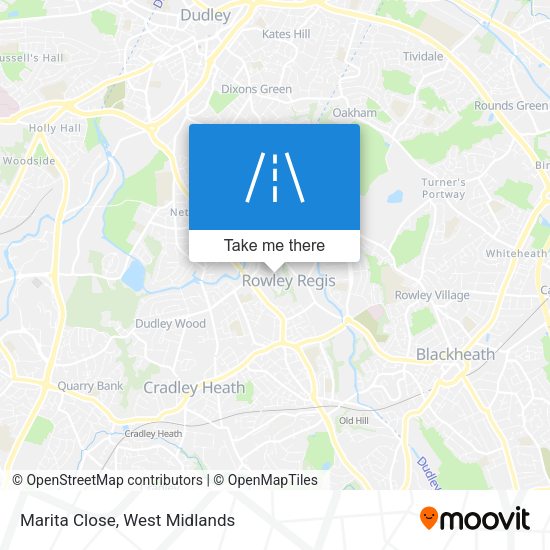 Marita Close map