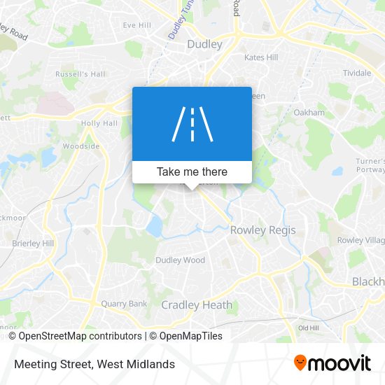 Meeting Street map