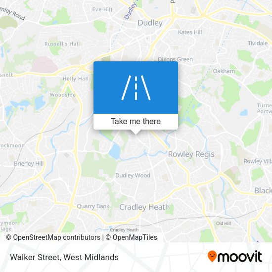 Walker Street map