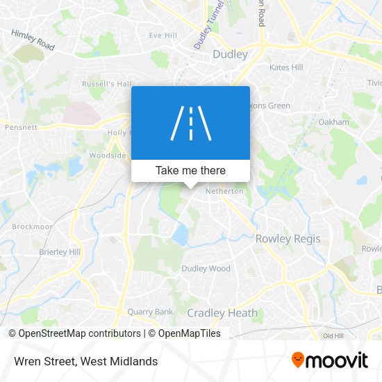 Wren Street map