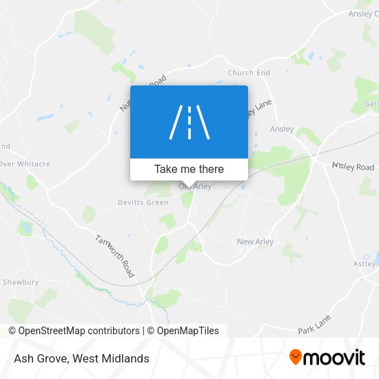 Ash Grove map