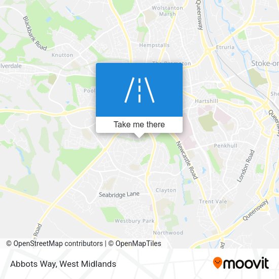 Abbots Way map