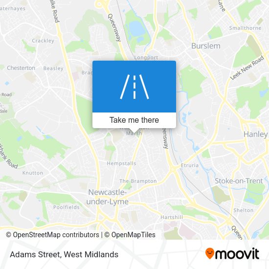 Adams Street map