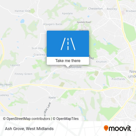 Ash Grove map