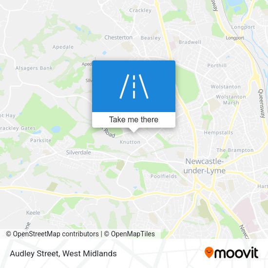 Audley Street map