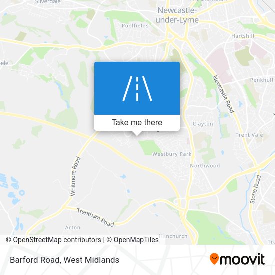 Barford Road map