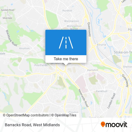 Barracks Road map