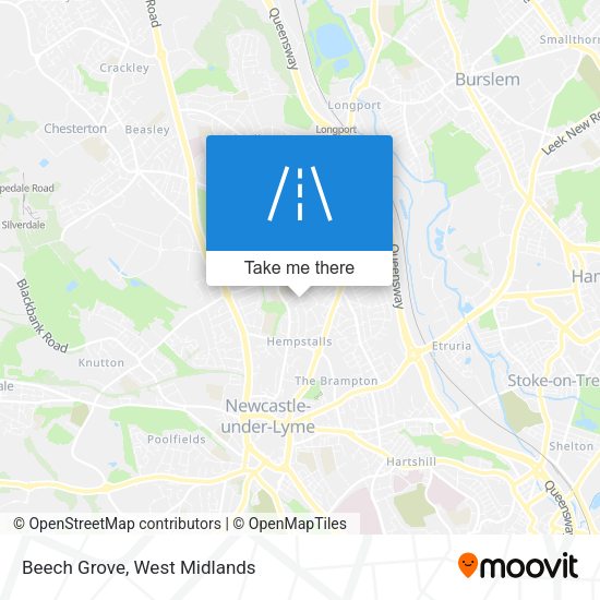 Beech Grove map