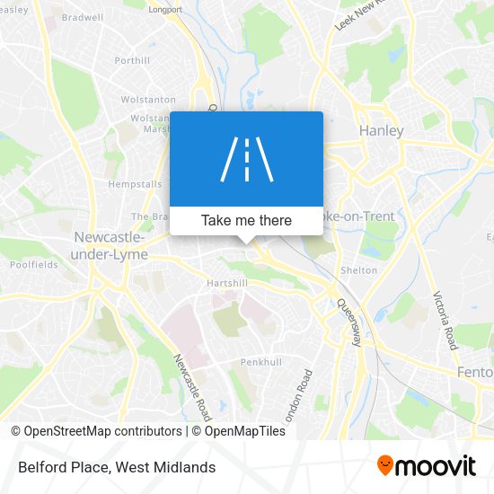 Belford Place map