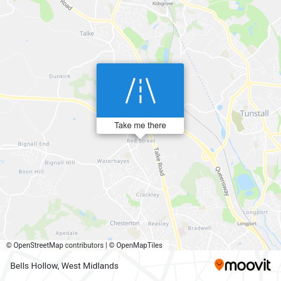 Bells Hollow map