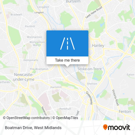 Boatman Drive map