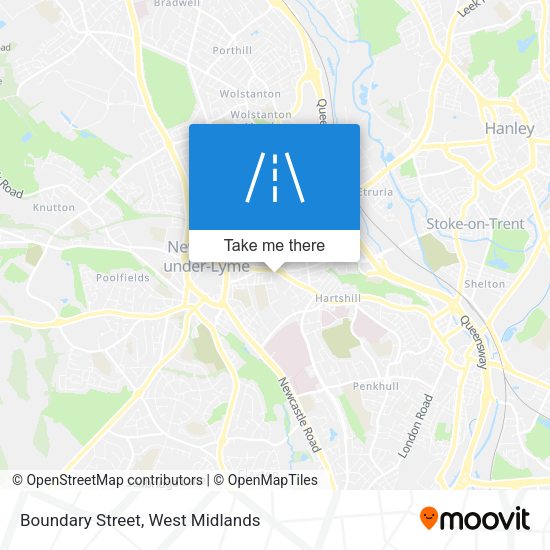 Boundary Street map