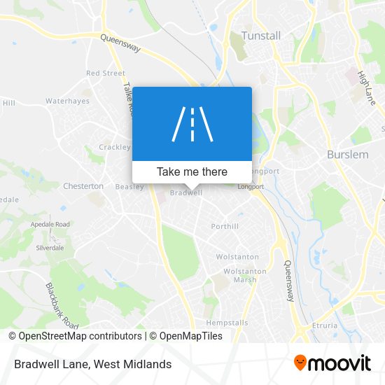 Bradwell Lane map