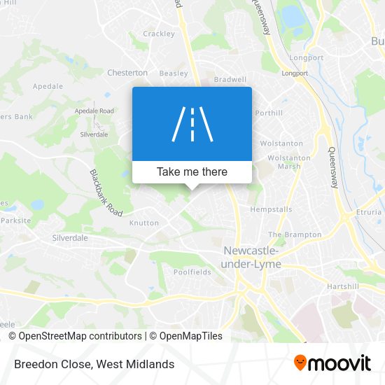 Breedon Close map