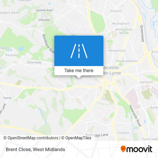 Brent Close map