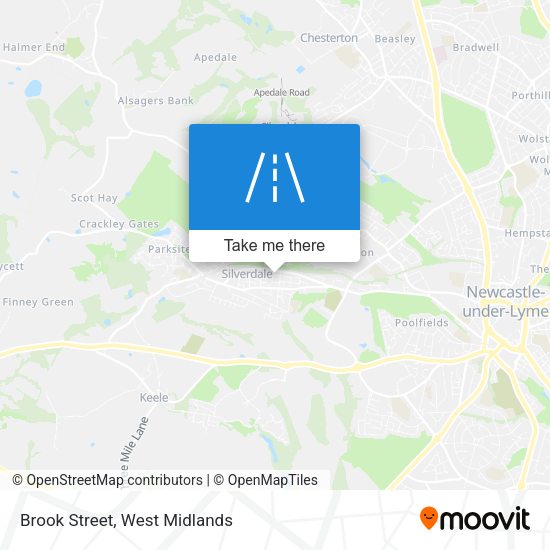 Brook Street map