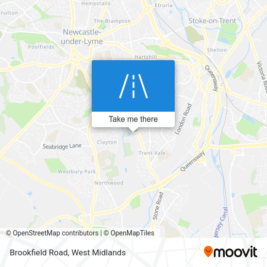 Brookfield Road map