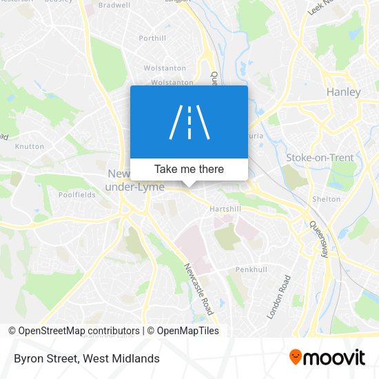 Byron Street map