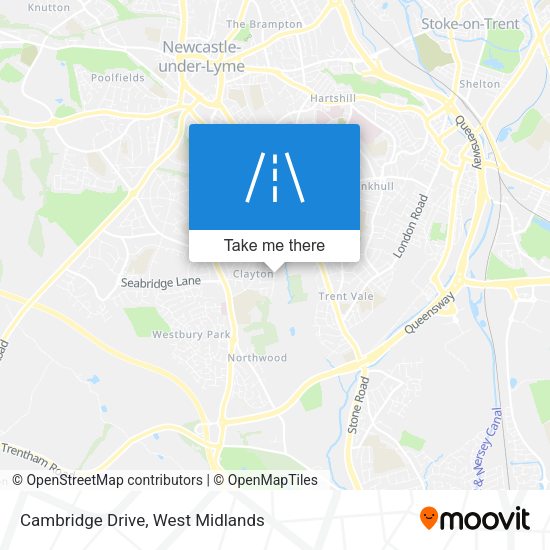 Cambridge Drive map