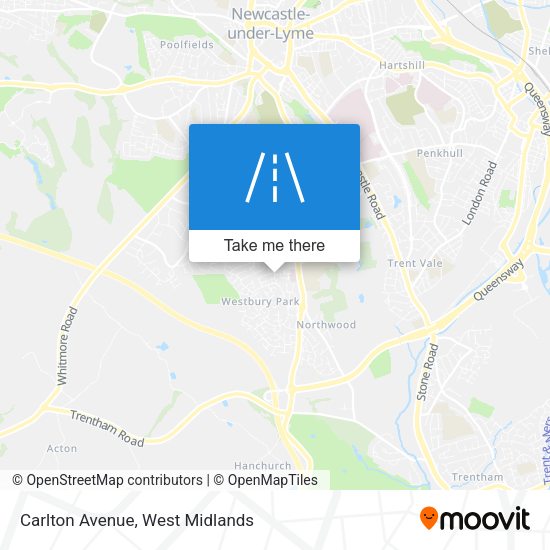 Carlton Avenue map