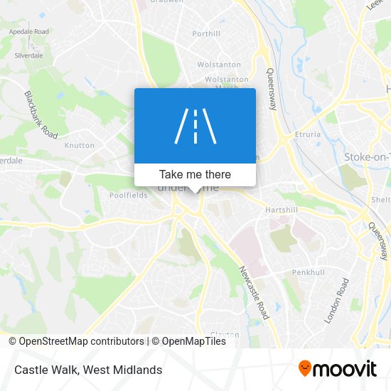 Castle Walk map