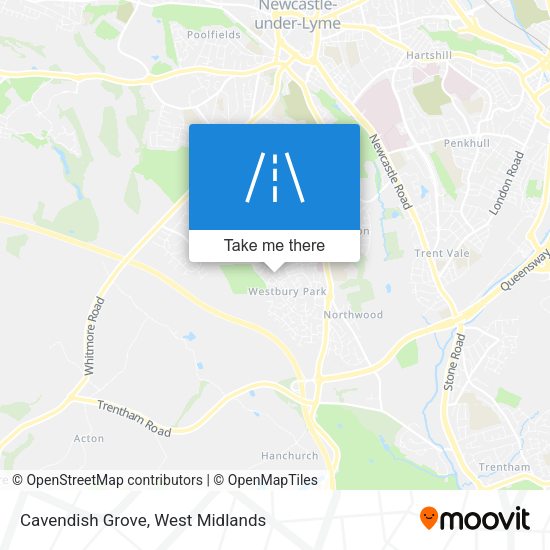 Cavendish Grove map