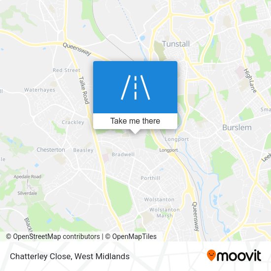 Chatterley Close map