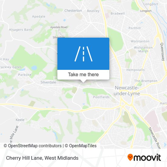 Cherry Hill Lane map