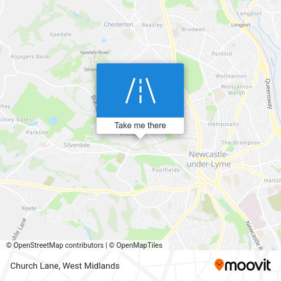 Church Lane map