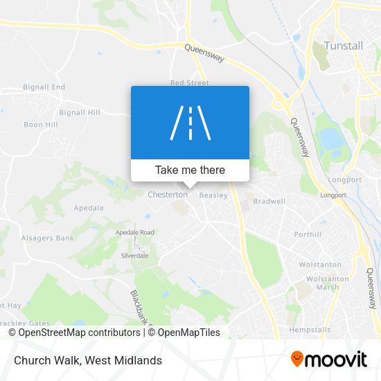 Church Walk map