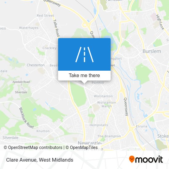Clare Avenue map