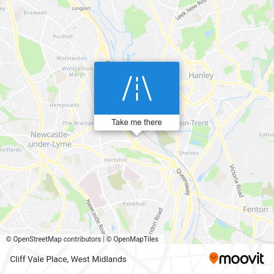 Cliff Vale Place map