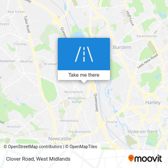 Clover Road map